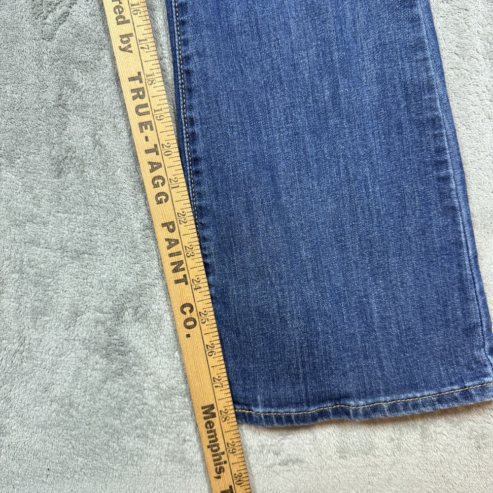 Signature Levi Strauss Bootcut Jeans Womens W32 L30 Mid Rise Stretch Blue - Picture 6 of 8